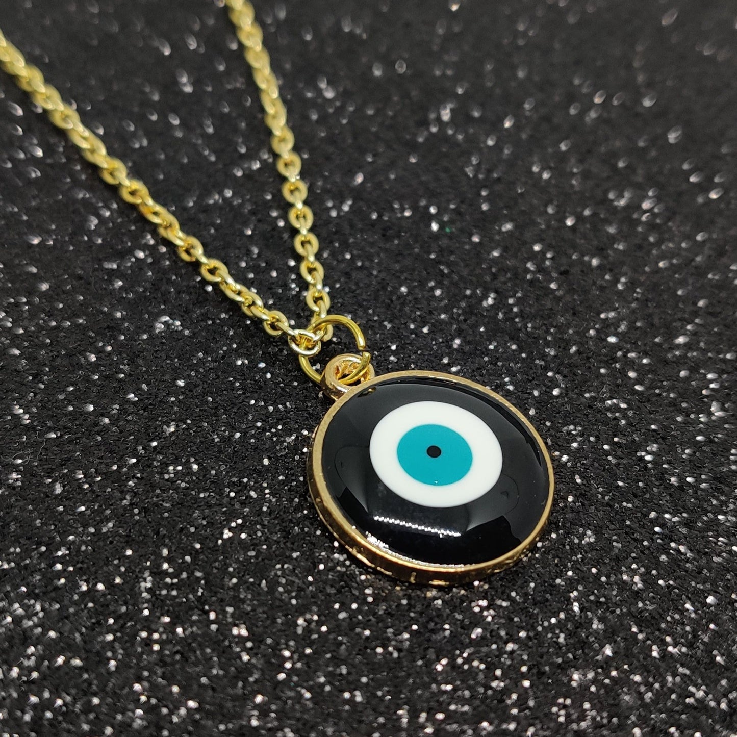 Evil-Eye Sun Necklace