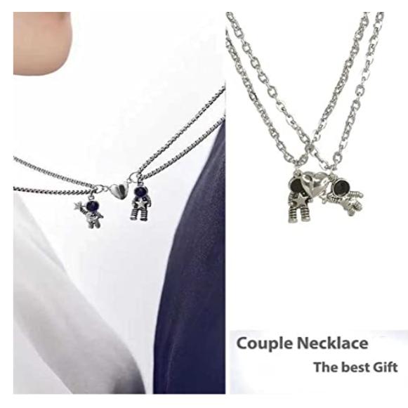 Astronaut Couple Pendant