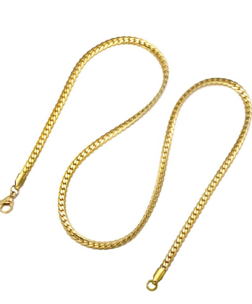 Gold Plated Stainless Steel Chain